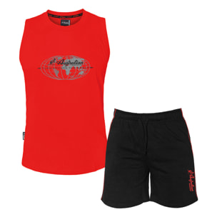 Completo Homewear Uomo Manica Corta AUSTRALIAN Cotone