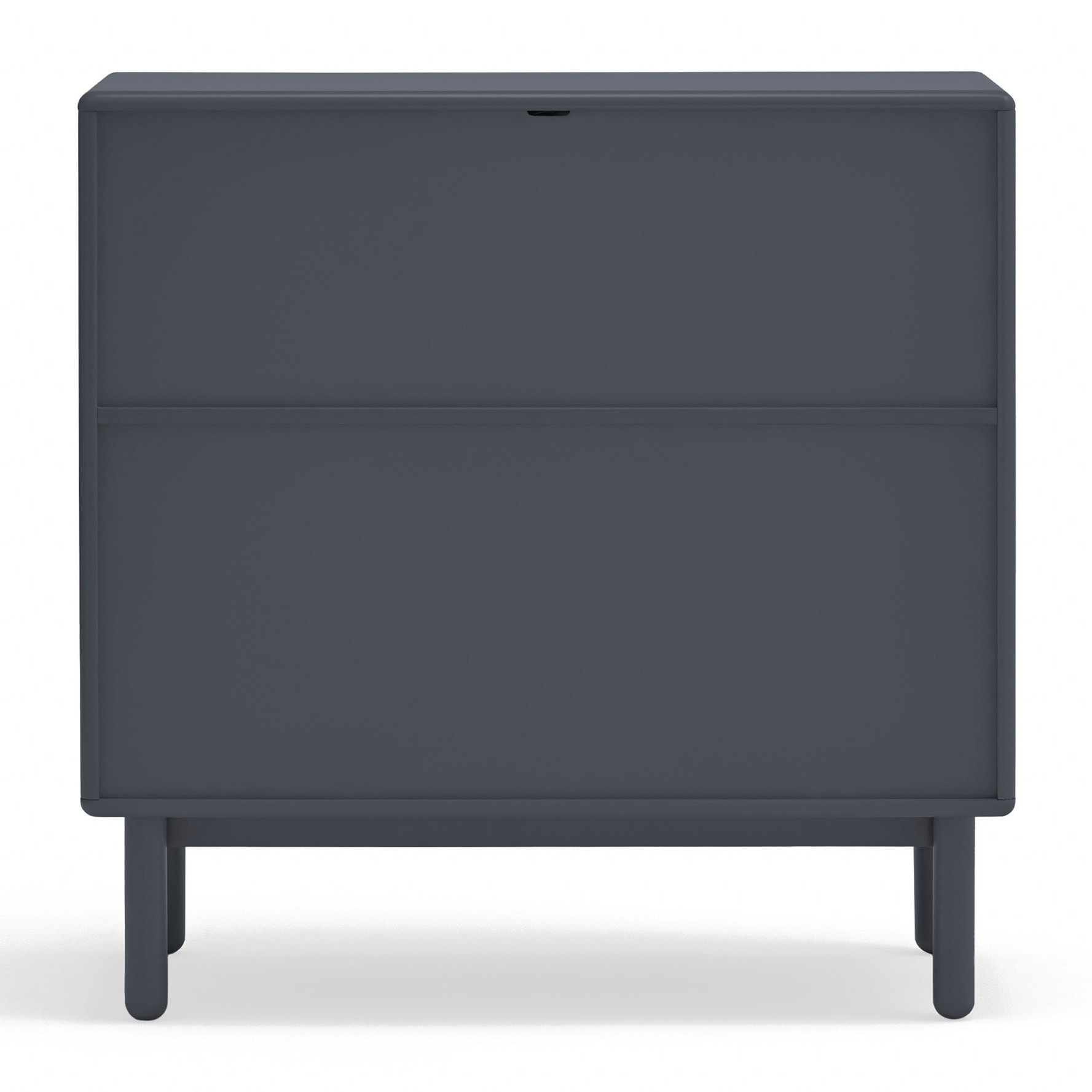 Cómoda Corvo 4 cajones gris antracita