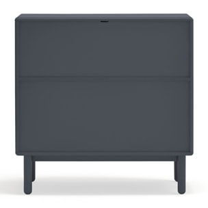 Cómoda Corvo 4 cajones gris antracita