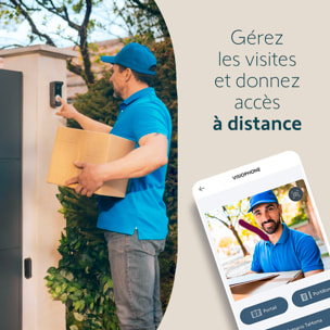 Visiophone V500 Connect, Interphone connecté - Ecran tactile 7"