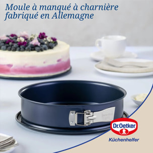 Ensemble de 2 Moules à manqué à charnière 28 cm Dr Oetker Back Liebe