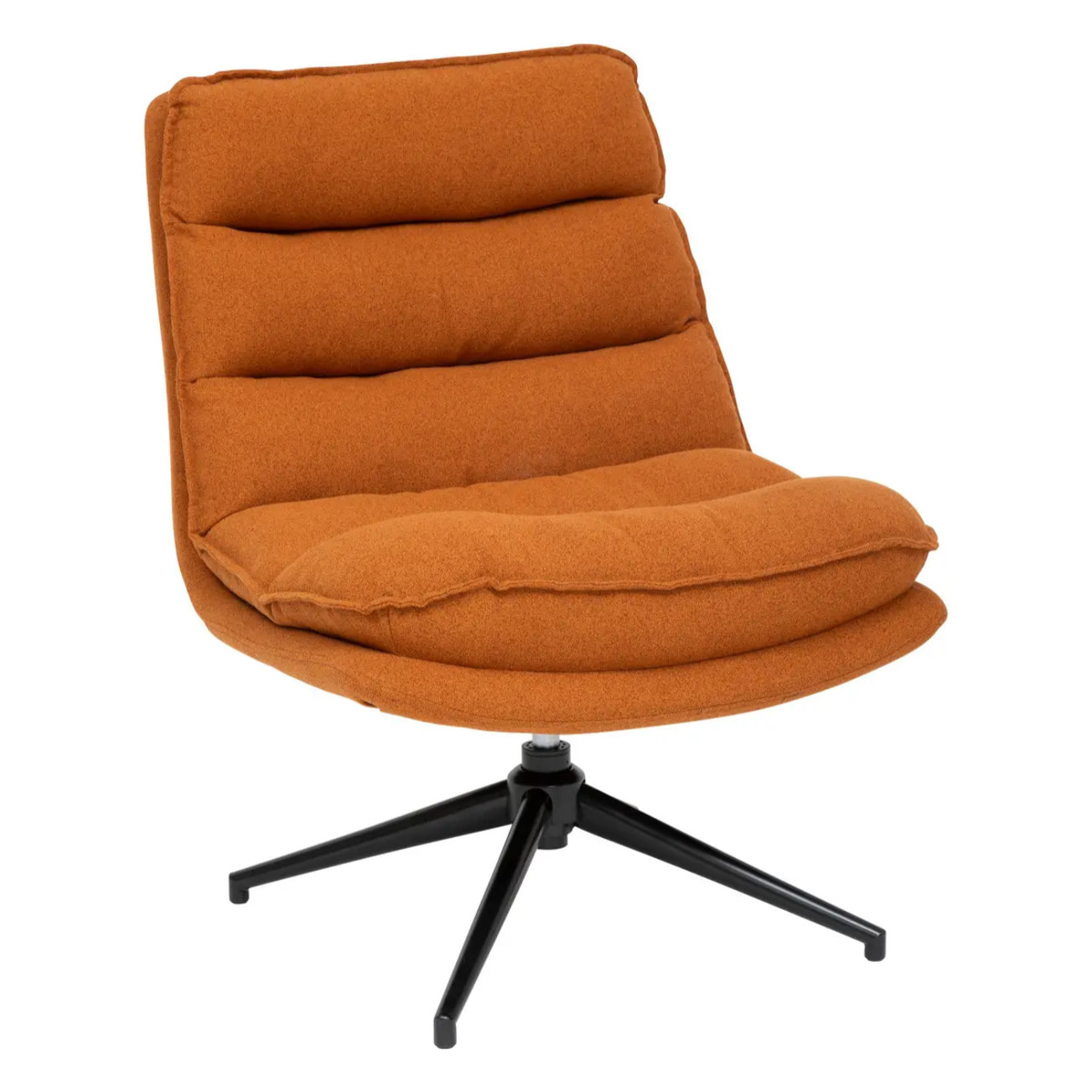 Fauteuil pivotant "Harper" ambre