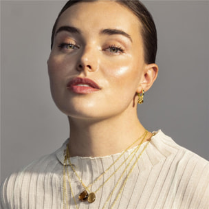 Pendientes Lux by Lux acabadoss en oro 18k