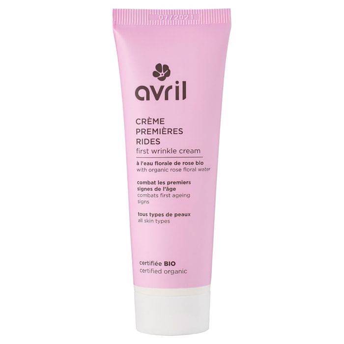 Crème Premières Rides - Crème Certifiée bio