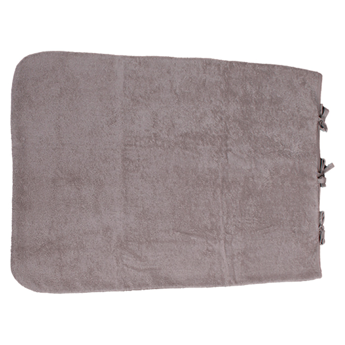 Housse matelas à langer 55x75 cm Coton bio-Taupe