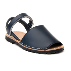 Sandalias de Cuero - Azul