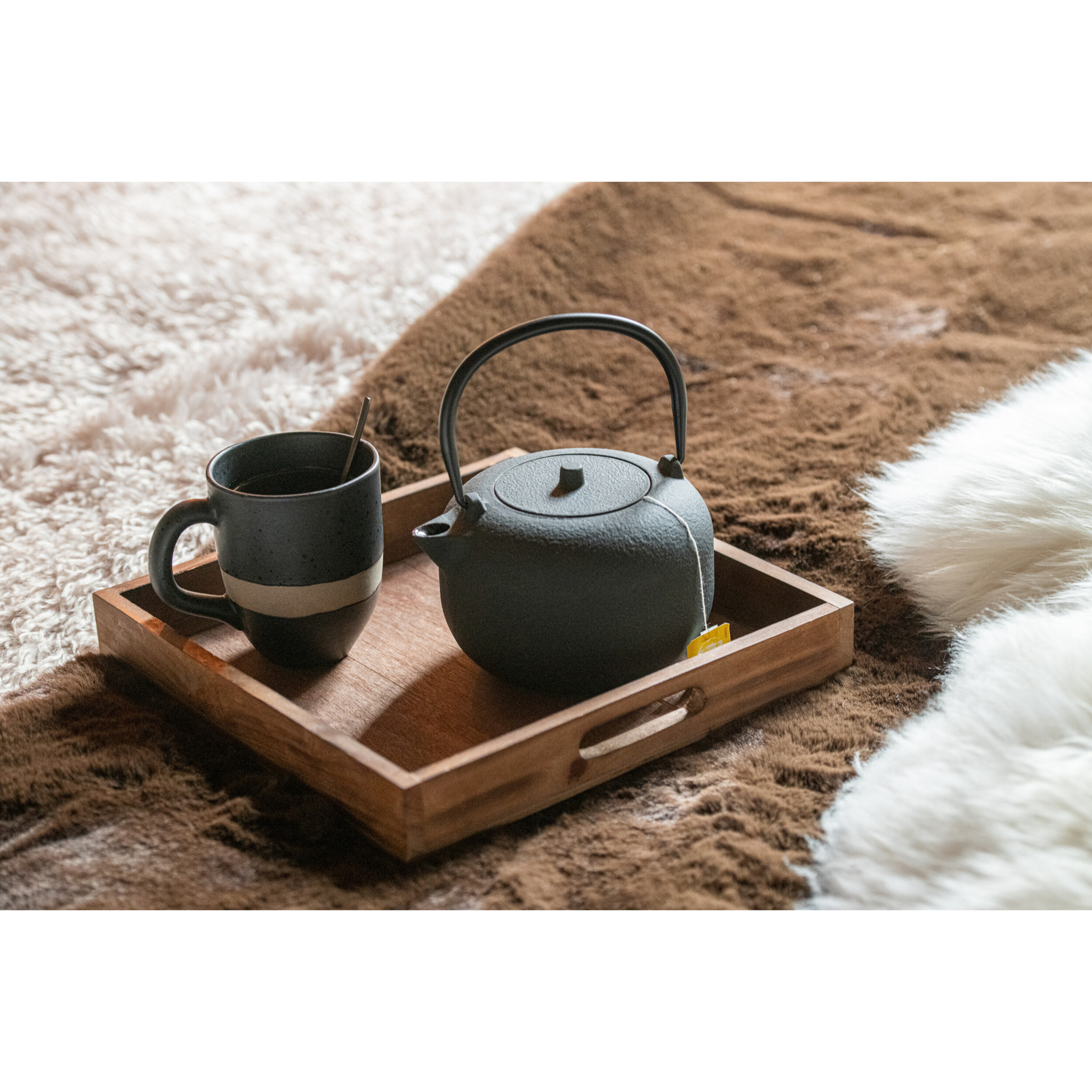 J-Line tasse - céramique - noir/taupe