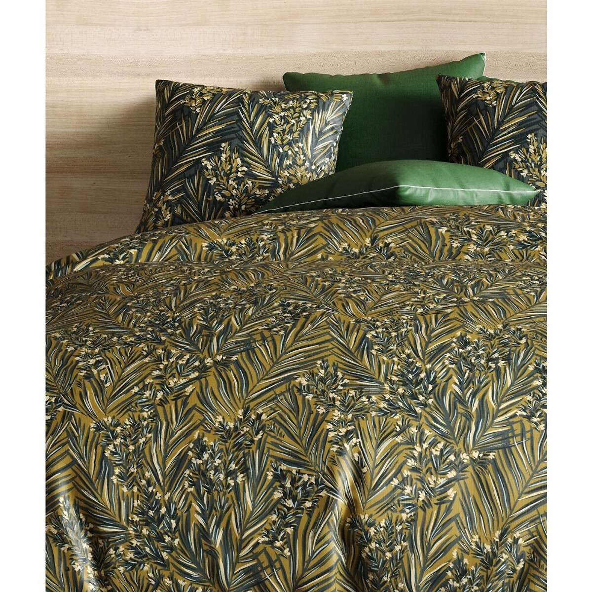 Parure Housse De Couette 3pcs avec Taies oreiller 100% coton Bio 57fils Nava