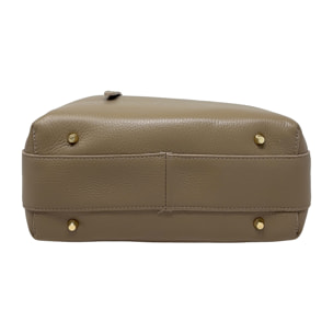 Borsa a Mano Elegante da Donna in Pelle Martellata con Tracolla