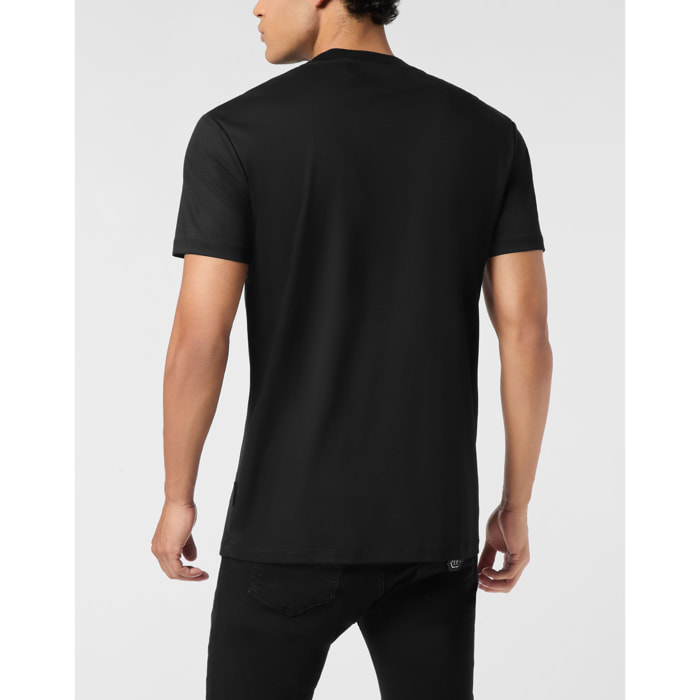 PHILIPP PLEIN Camiseta de cuello redondo y manga corta HEXAGON