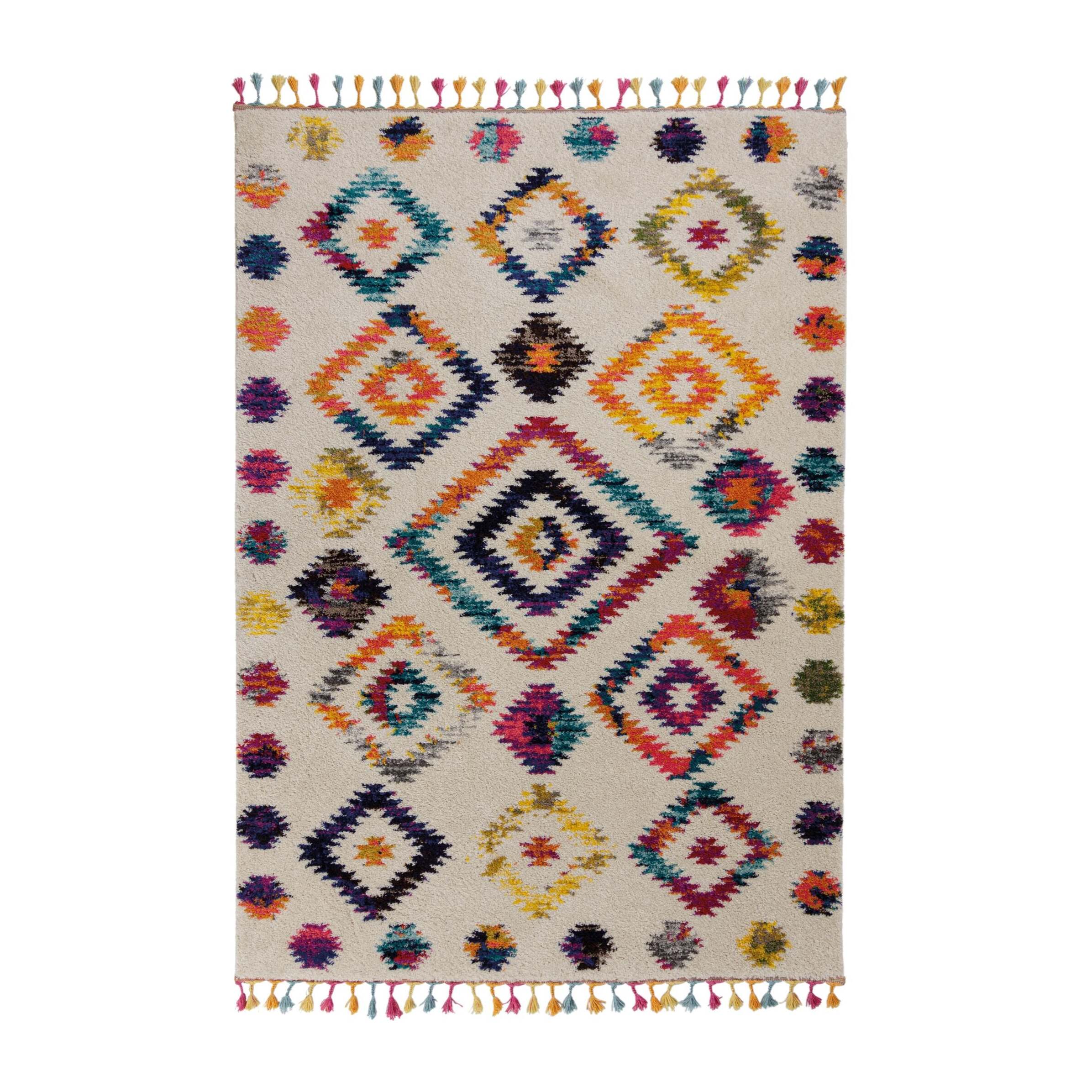 Tapis style berbere BOHEMIA Multicolore