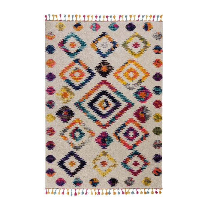 Tapis style berbere BOHEMIA Multicolore