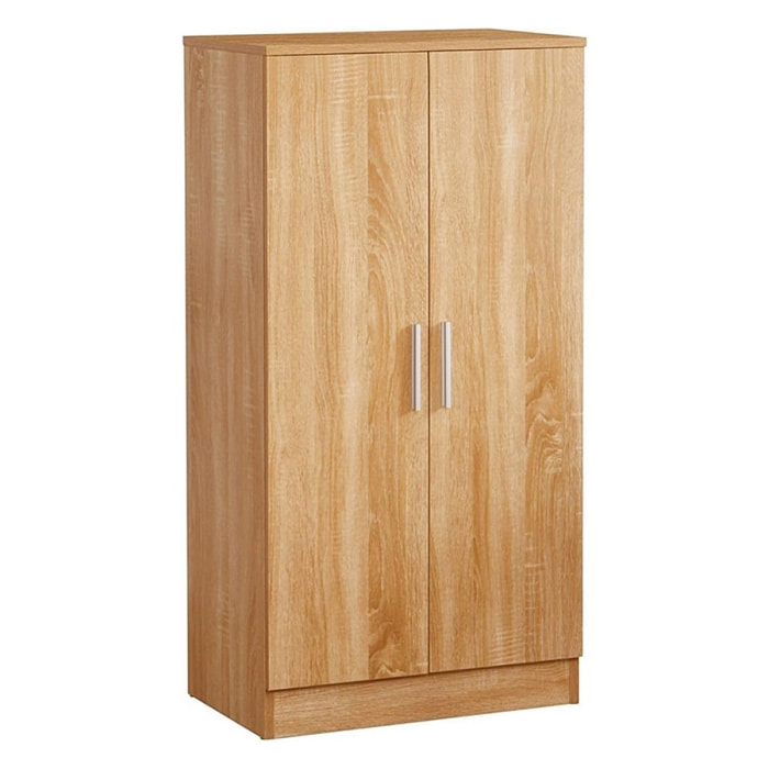 Cassettiera in legno 83x58x30 cm - rovere chiaro