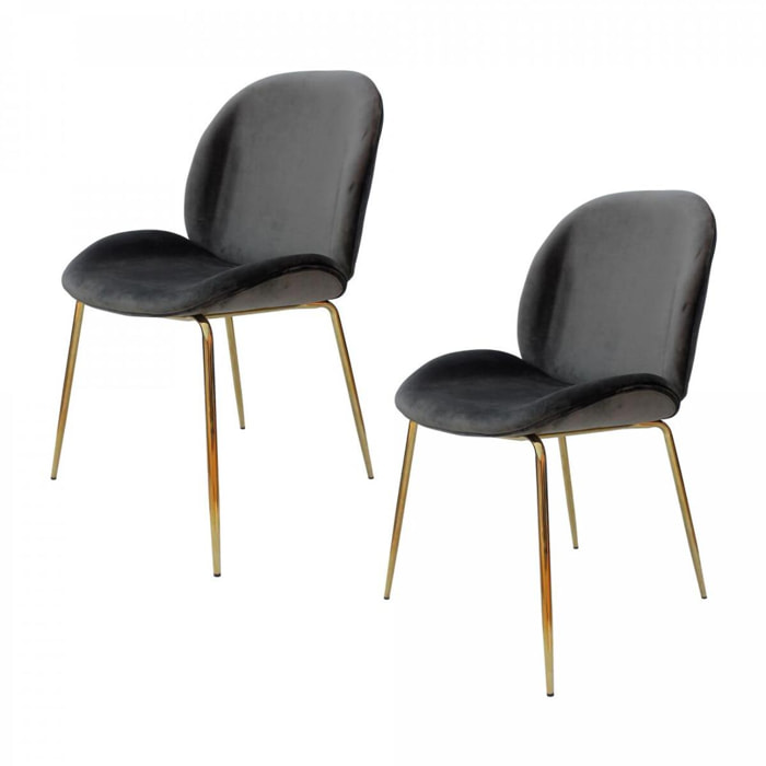 Chaise semi artisanal LOT DE 2 SISI