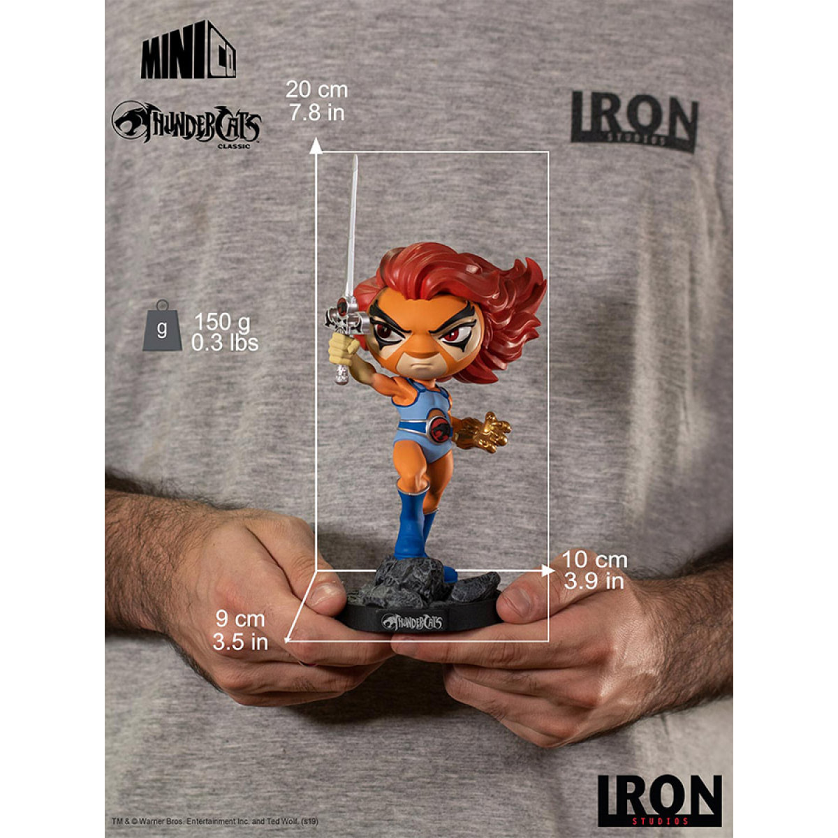 IRON STUDIO THUNDERCATS LION-O MINICO FIGURA