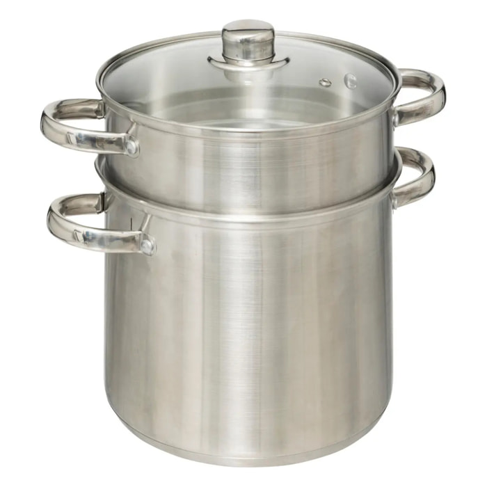 Couscoussier en inox D22cm 8L