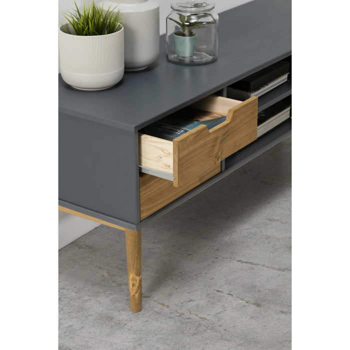 Mueble tv java 1p2c gris tibet/cera