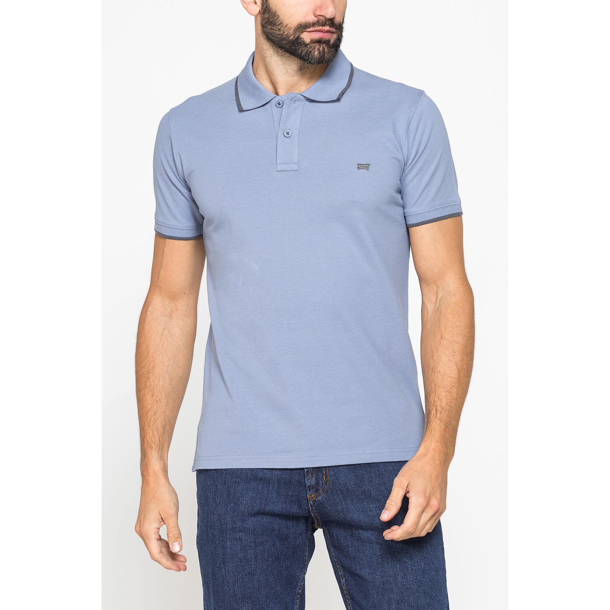 POLO A MANICA CORTA IN PIQUET DI COTONE