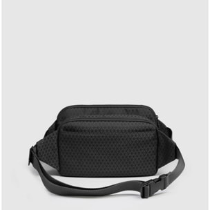 Piquadro Marsupio in tessuto riciclato con sistema di sicurezza antifurto e protezione RFID