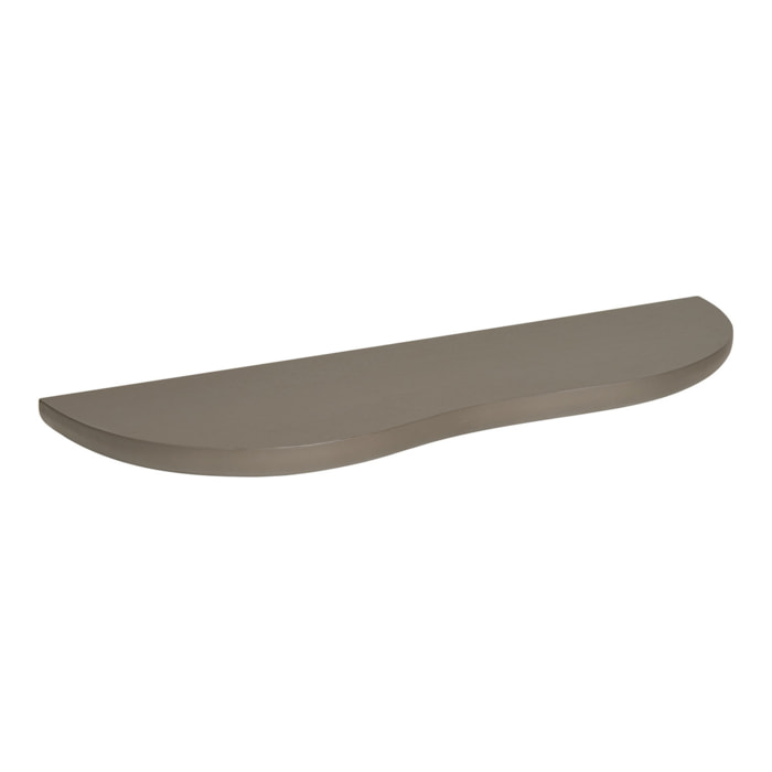 Mensola da parete Botta in MDF marrone 57x19x2,5 cm
