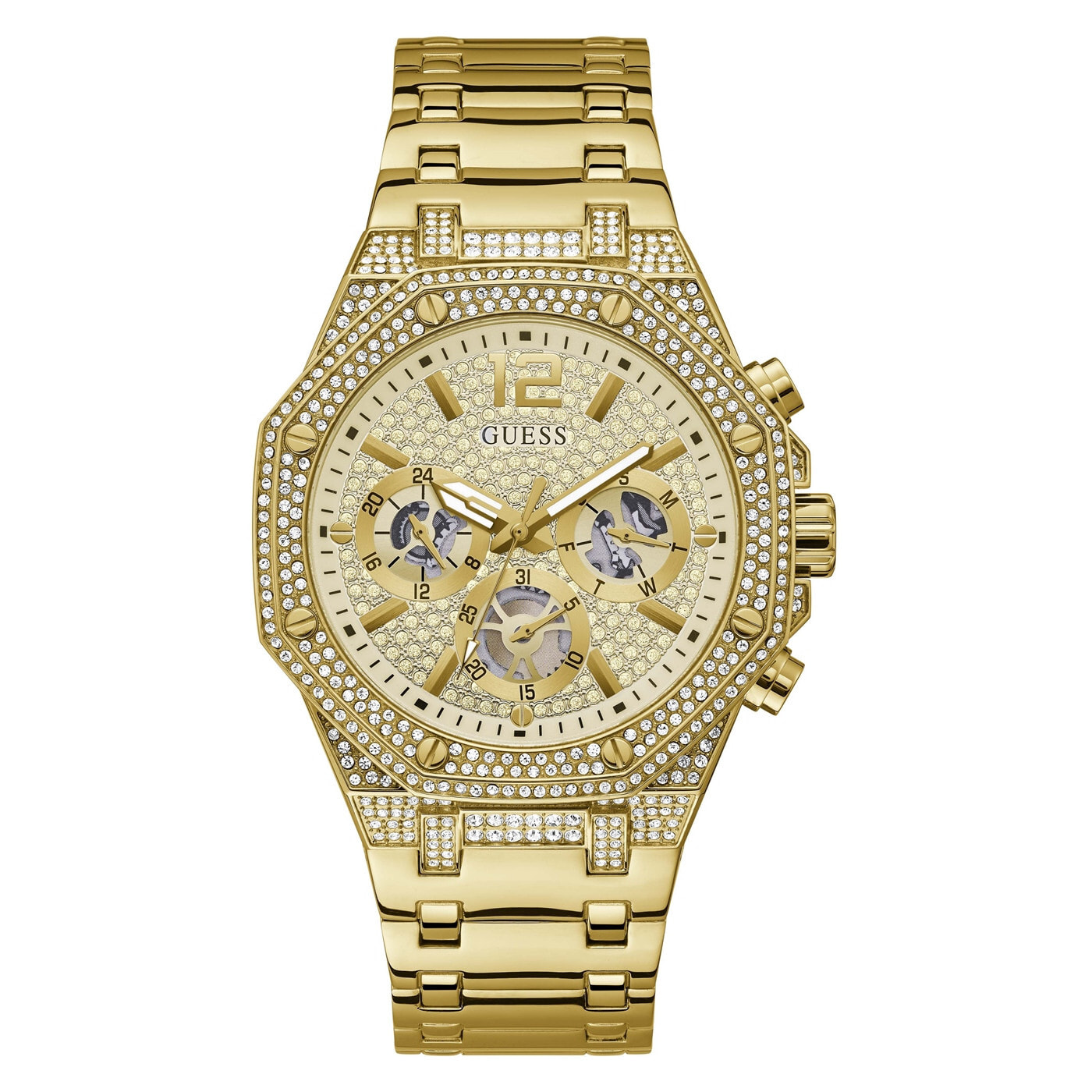 Reloj Guess GW0419G2 Hombre Analogico Cuarzo con Correa de Acero