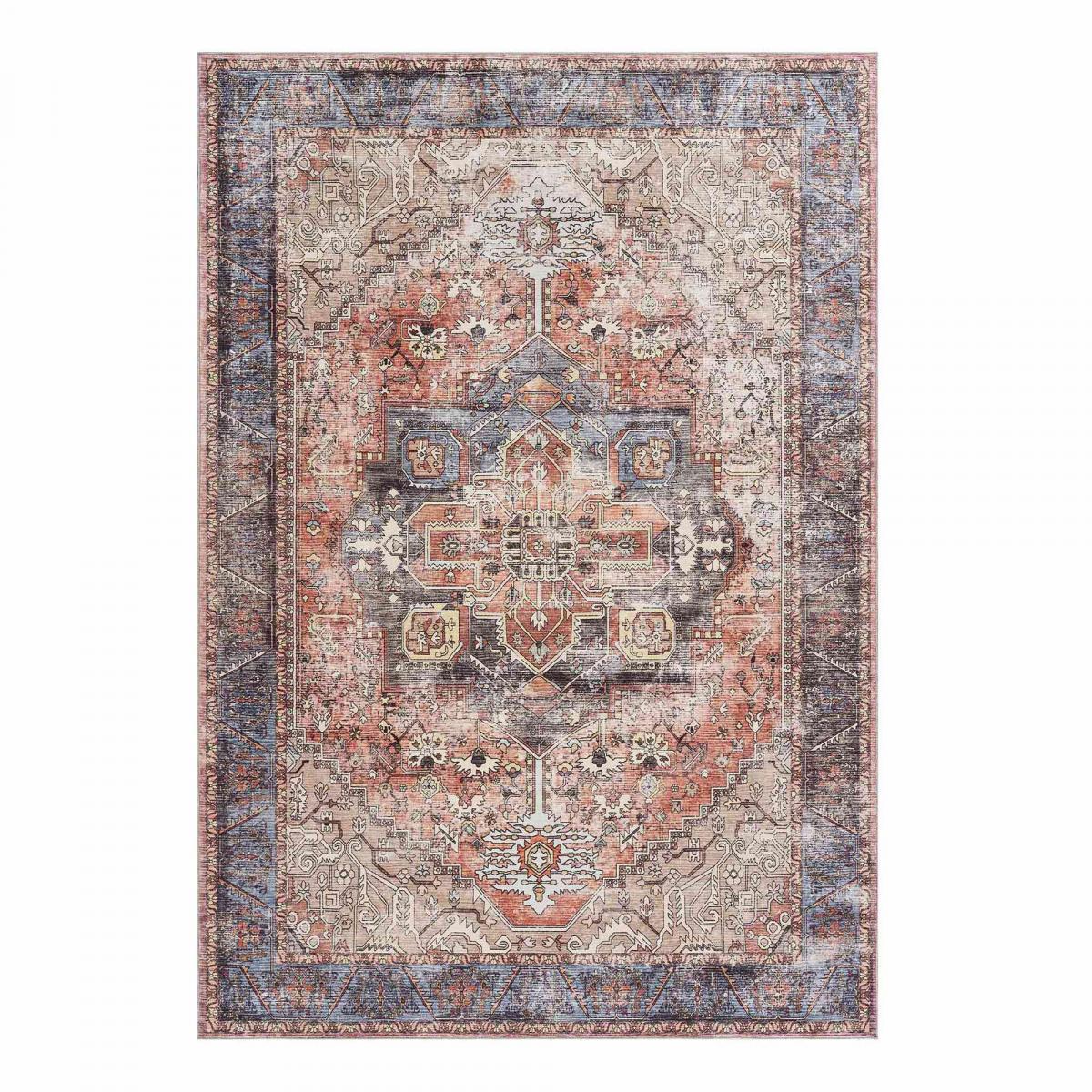 Tapis grand salon  kilim motif oriental, ORIA, tissée et chaleureuse