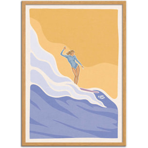 Affiche - Surf on a cloud - Art Rider