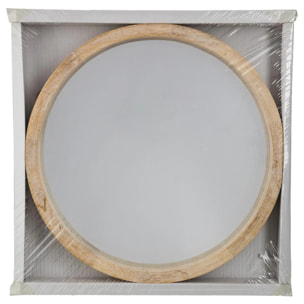 Miroir "Olav" en bois D50cm