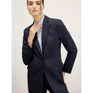 Motivi - Chaqueta blazer de botonadura simple - Azul