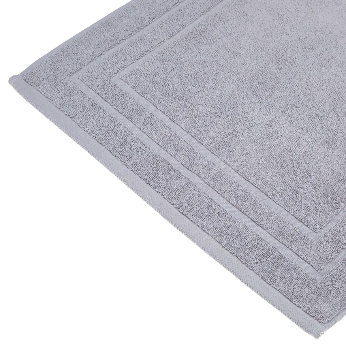 Tapis de bain - coton - gris taupe - 50x70 cm