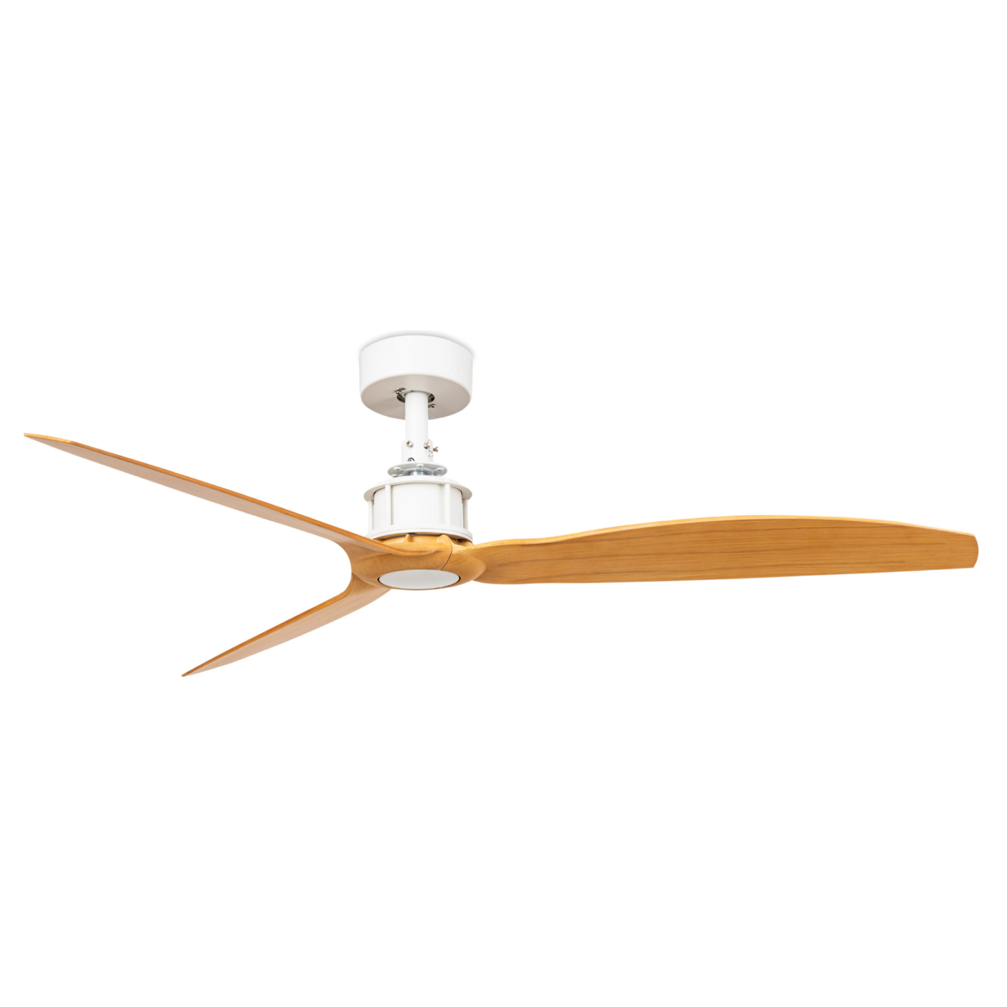 JUST FAN M Ventilatore a soffitto bianco/legno chiaro