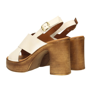Sandali Donna Tata Italia Bianco