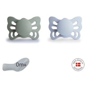 Frigg Pack 2 Chupetes Anat. Silicona Butterfly