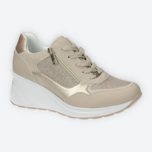 Sneakers Donna Tata Italia Beige