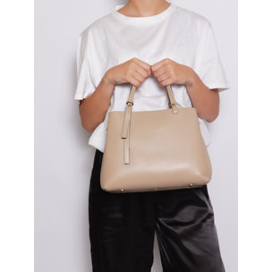 Borsa a mano da donna Made in Italy - Modello Novara Ultra - 100% pelle - 28.0 x 21.0 x 12.0 cm