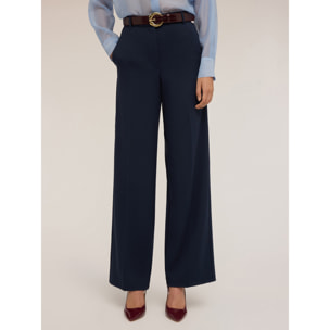 Motivi - Pantaloni con impunture - Blu