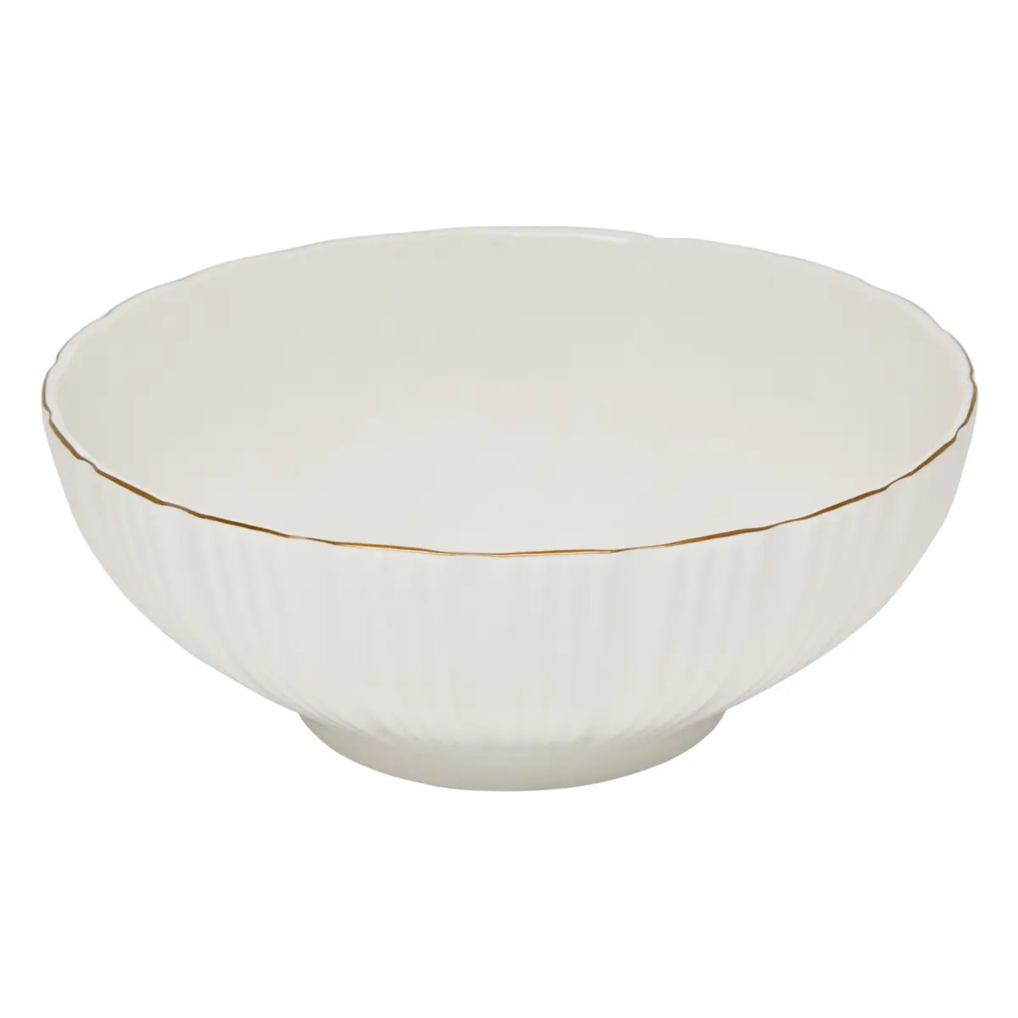 Saladier Daphné D.24,5cm blanc