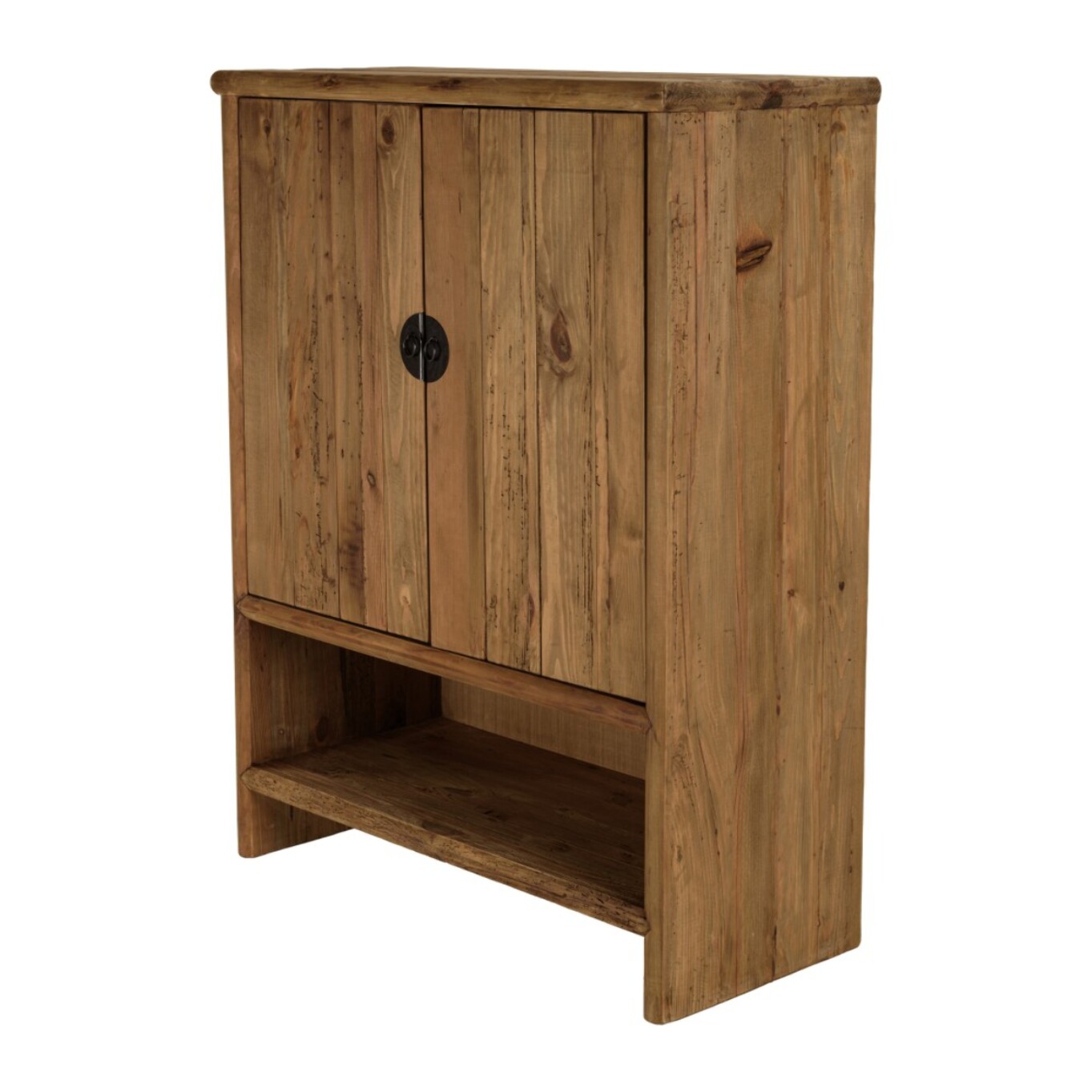 SANDY - Buffet 2 portes 1 niche bois pin recyclé