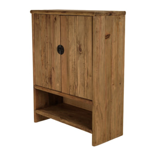SANDY - Buffet 2 portes 1 niche bois pin recyclé