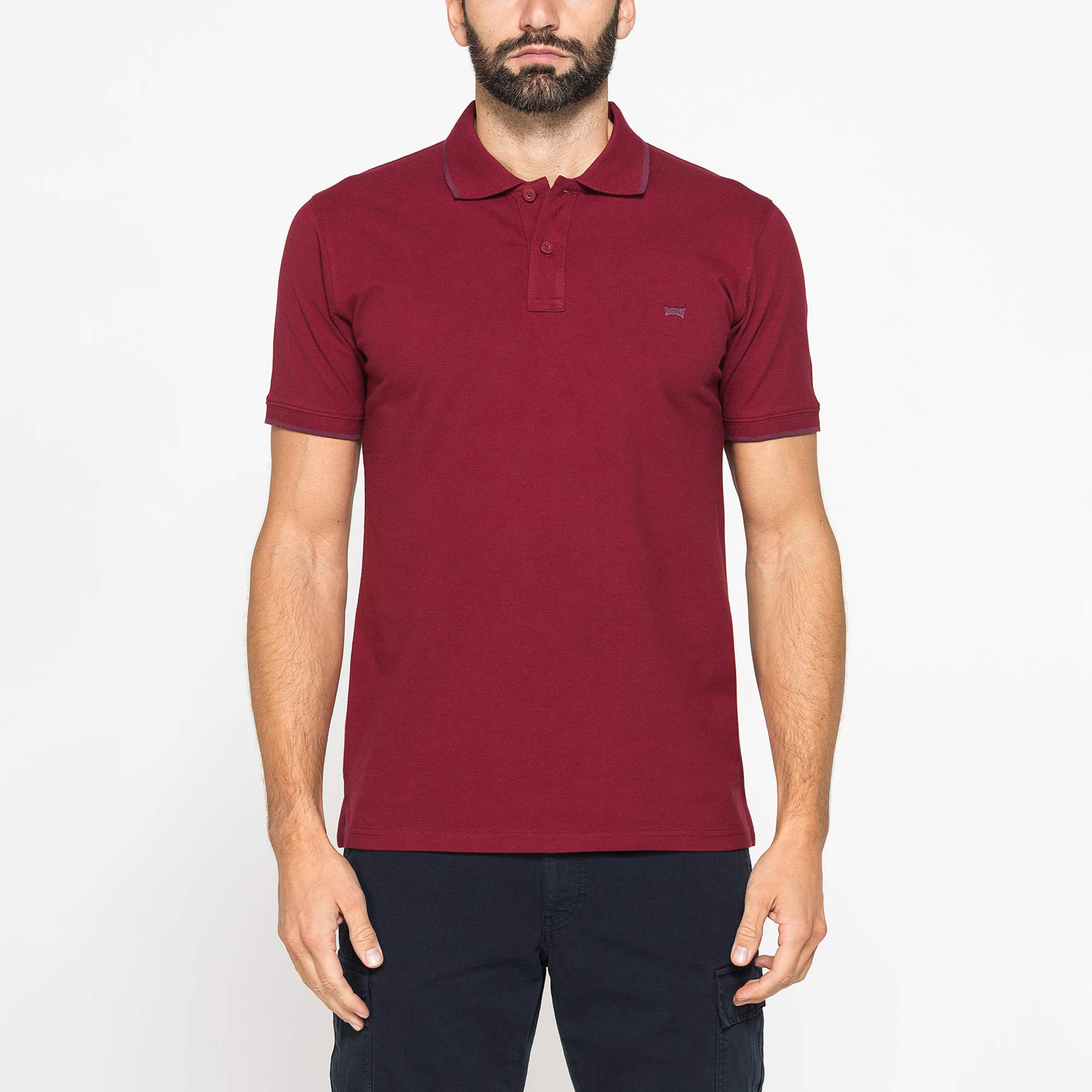 POLO A MANICA CORTA IN PIQUET DI COTONE