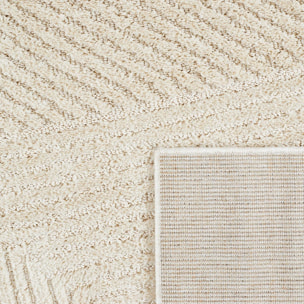 Tapis salon et chambre tissé motif géométrique MIVU