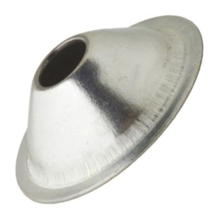 Rosace plate en acier zingué - 30 mm - Boite de 100 - SCELL-IT - RP30