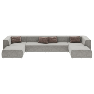 Canapé 2 angles Infinity gris XXL 4 assises Kare Design
