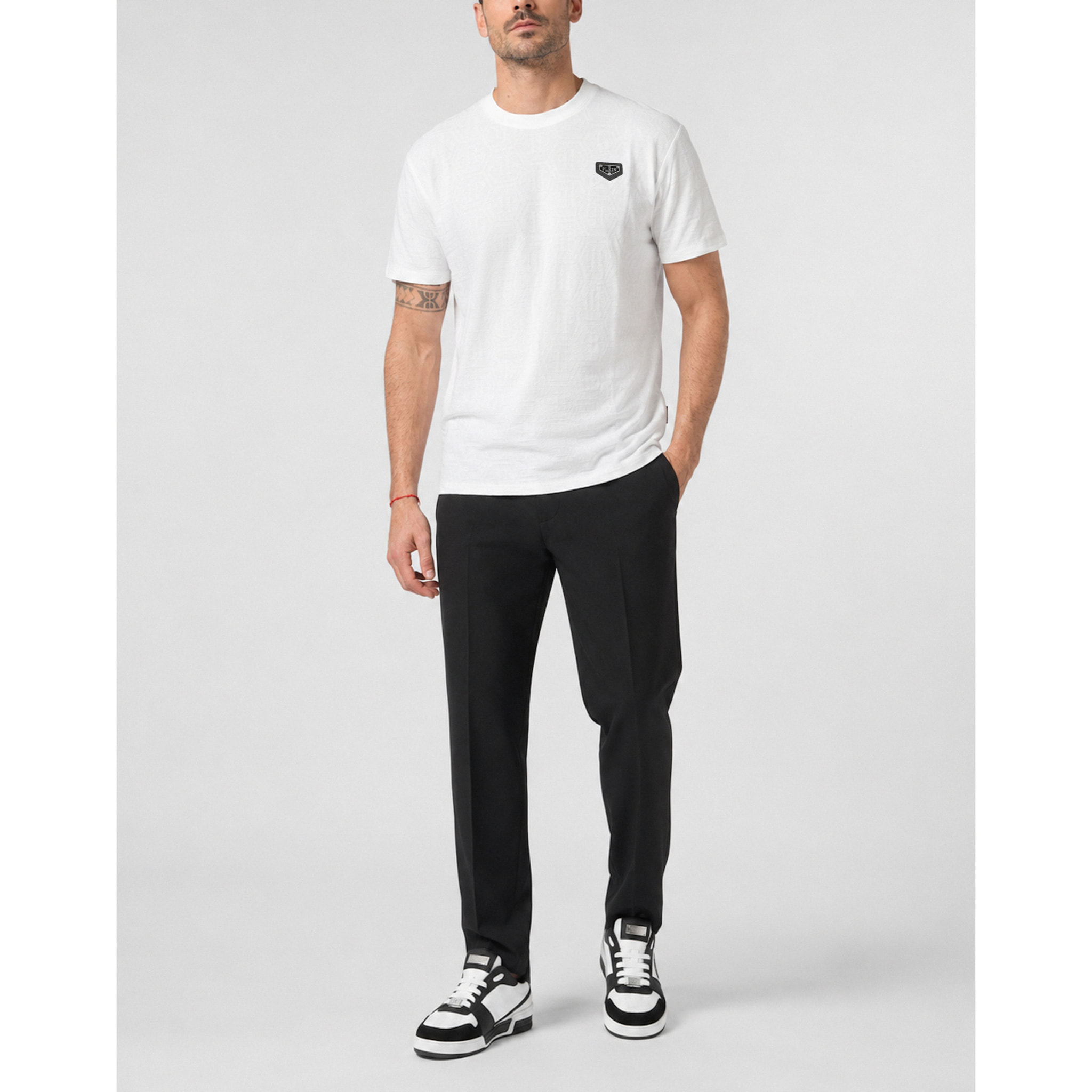PHILIPP PLEIN T-shirt girocollo a maniche corte MONOGRAM