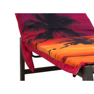 Telo Mare Lettino In Microfibra Disegno Trip