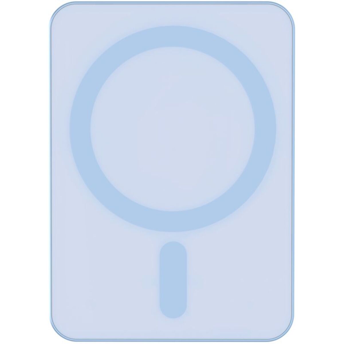 Batterie externe FORCE POWER 5000 mAh USB C 15W Mini magnet bleu