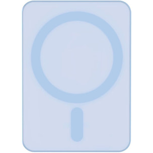 Batterie externe FORCE POWER 5000 mAh USB C 15W Mini magnet bleu