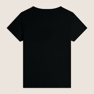 T-shirt in cotone Supima con logo e borchiette