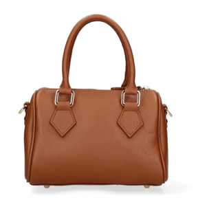 Borsa a bauletto da donna Made in Italy - Oriana Chic - 100% pelle - 23.0 x 15.0 x 14.0 cm