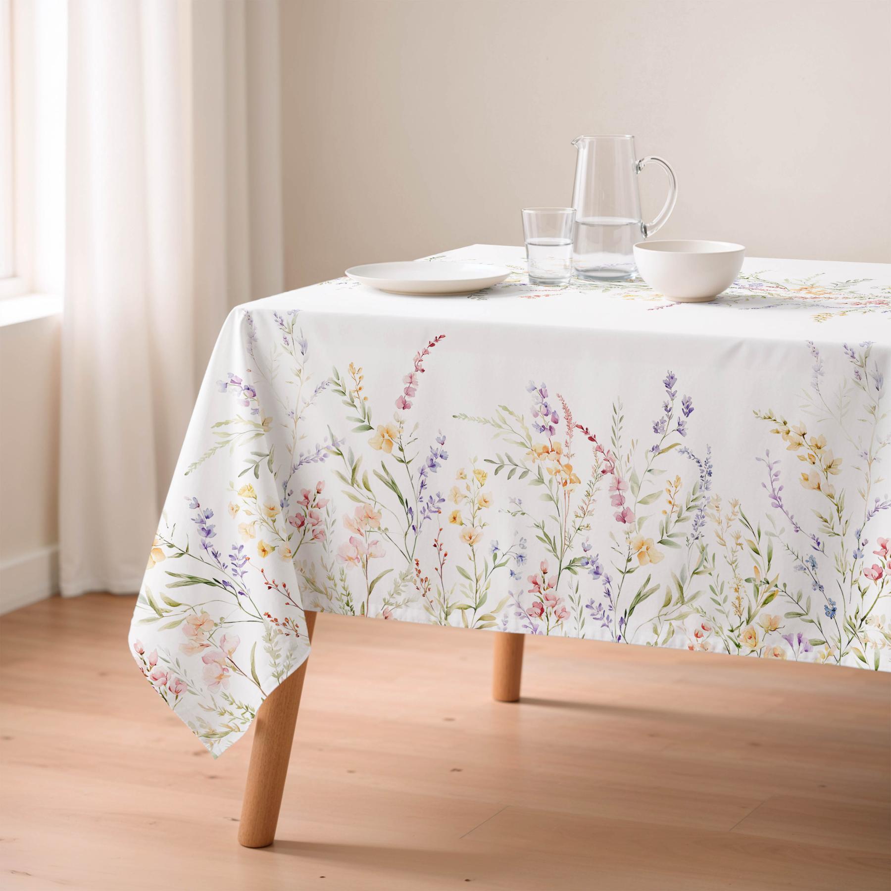 Nappe imprimée anti-tâches BRIANA MULTICOLORE